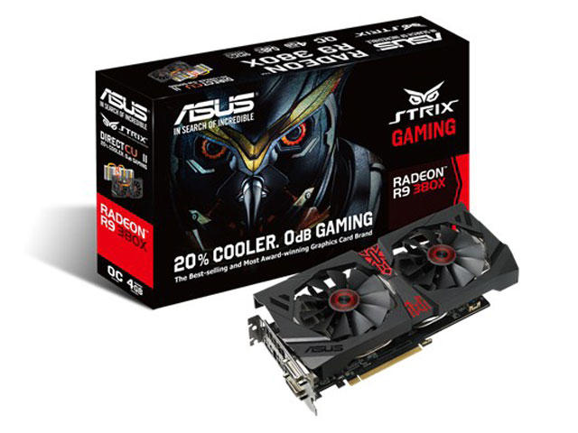 Видео карти ASUS AMD Radeon STRIX R9 380X-OC4G-GAMING