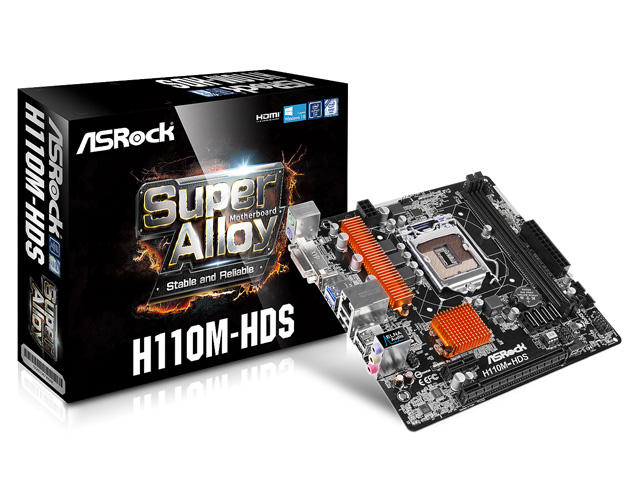 Дънни платки ASRock H110M-HDS