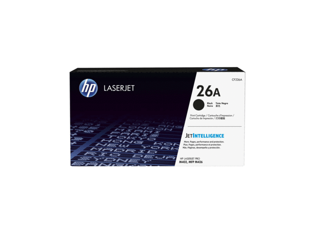 Консумативи Оригинален тонер HP 26A Black