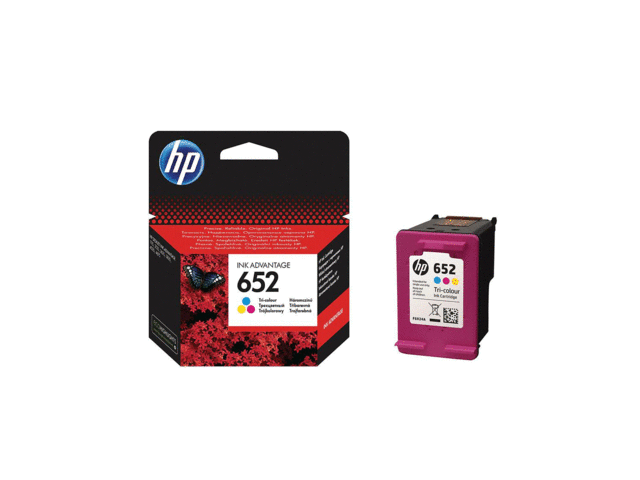 Консумативи Оригинален HP 652 Tri-colour Ink Cartridge