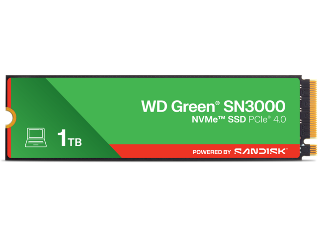 1TB WD Green SN3000 POWERED BY SANDISK